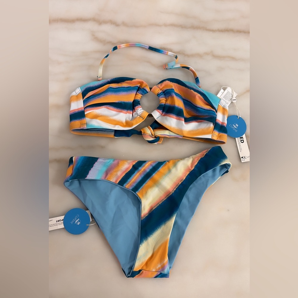 Cupshe swimsuits bundle new with tag 2 missing tag but new